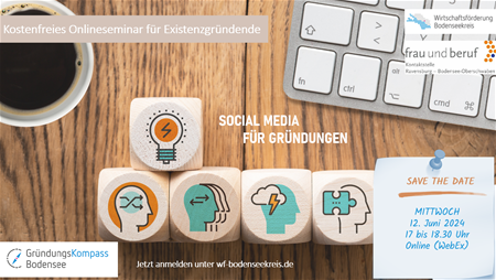 GründungsKompass Bodensee: Social Media für Gründungen